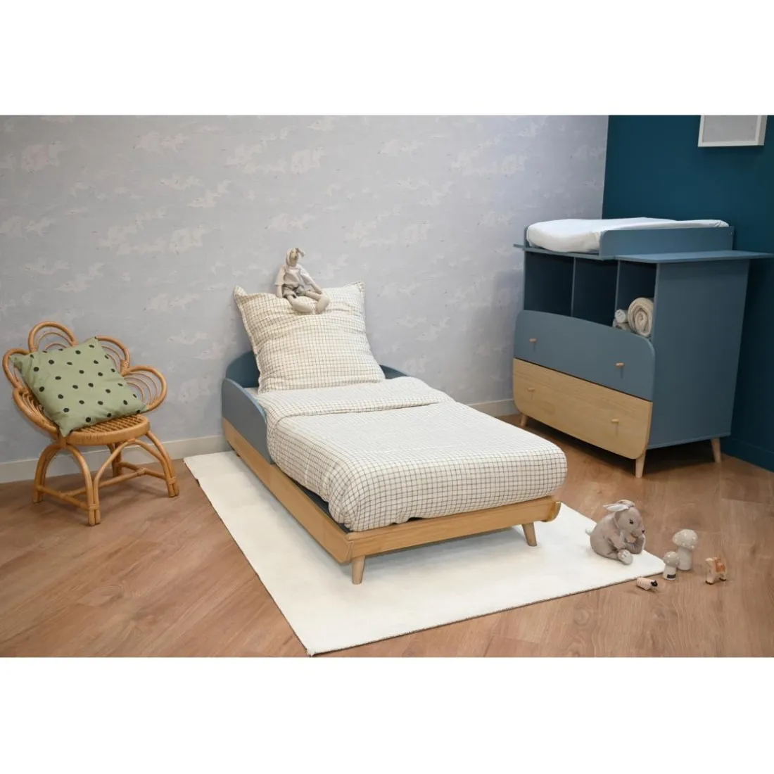 Commode 2 tiroirs avec 3 niches FIRMIANA
