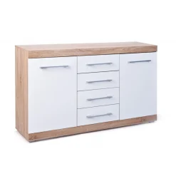 Commode 4 tiroirs Blanche DALAI