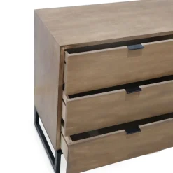 Commode 6 tiroirs Chêne Clair RAPA