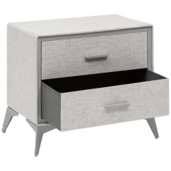 Commode 2 tiroirs Granite gris