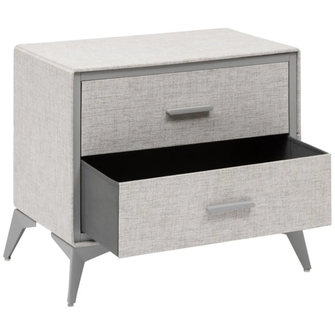 Commode 2 tiroirs Granite gris
