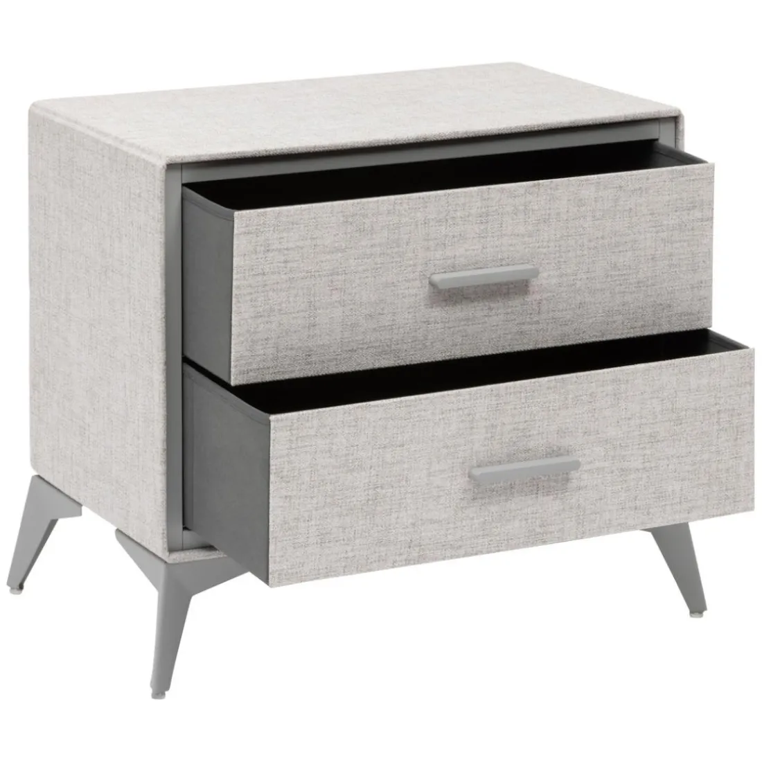 Commode 2 tiroirs Granite gris