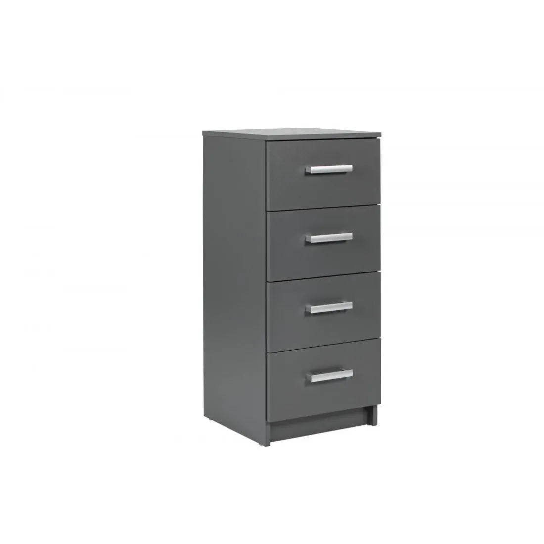 Commode 4 Tiroirs Gris Graphite ELENZIO