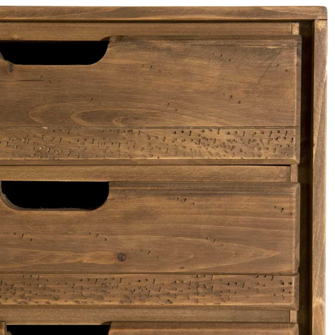 Commode ANDY Scandi Bois 4 Tiroirs Sapin