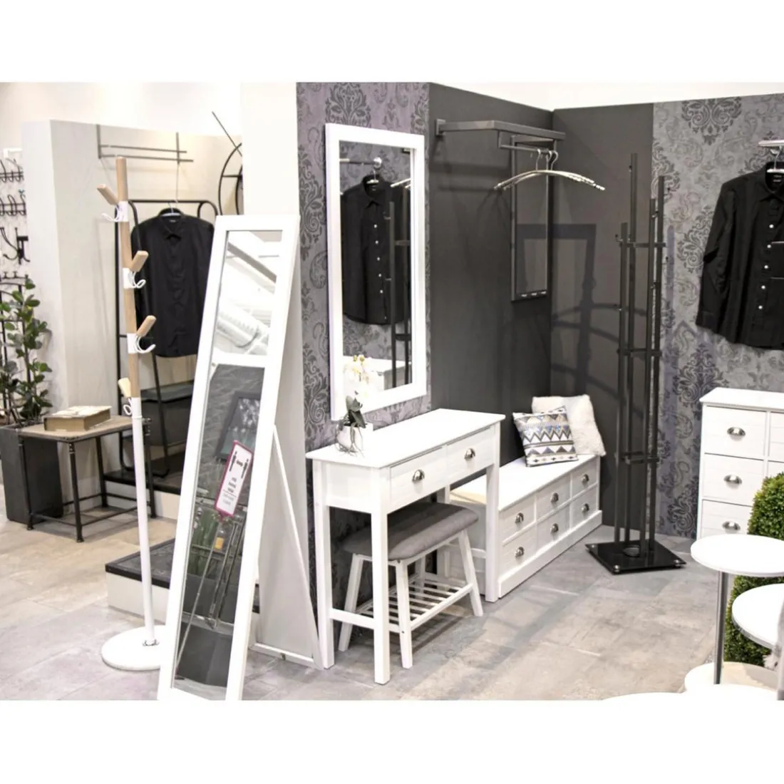 commode en bois massif 6 tiroirs