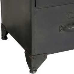 Commode en métal noir