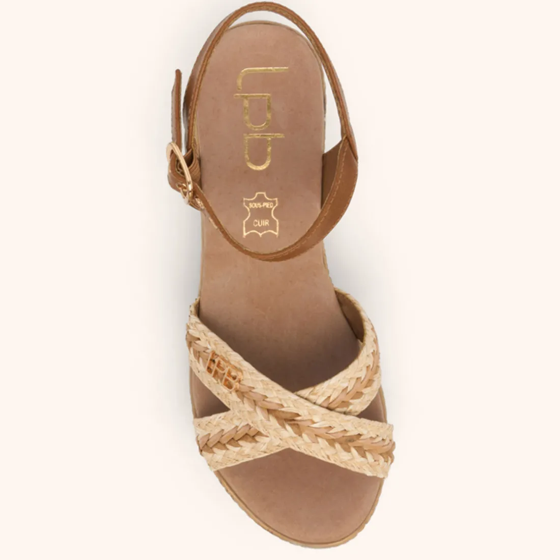 Compensées LYLIA camel