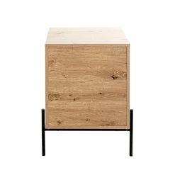 Console 1 tiroir et 1 étagère décor chêne