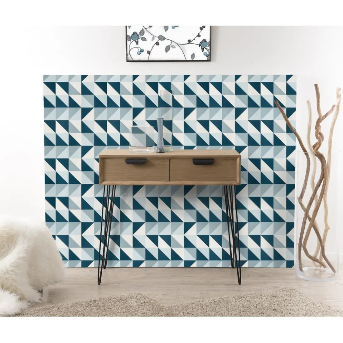 Console 2 tiroirs - MELINA
