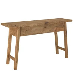 Console 2 tiroirs bois pin recyclé SANDY
