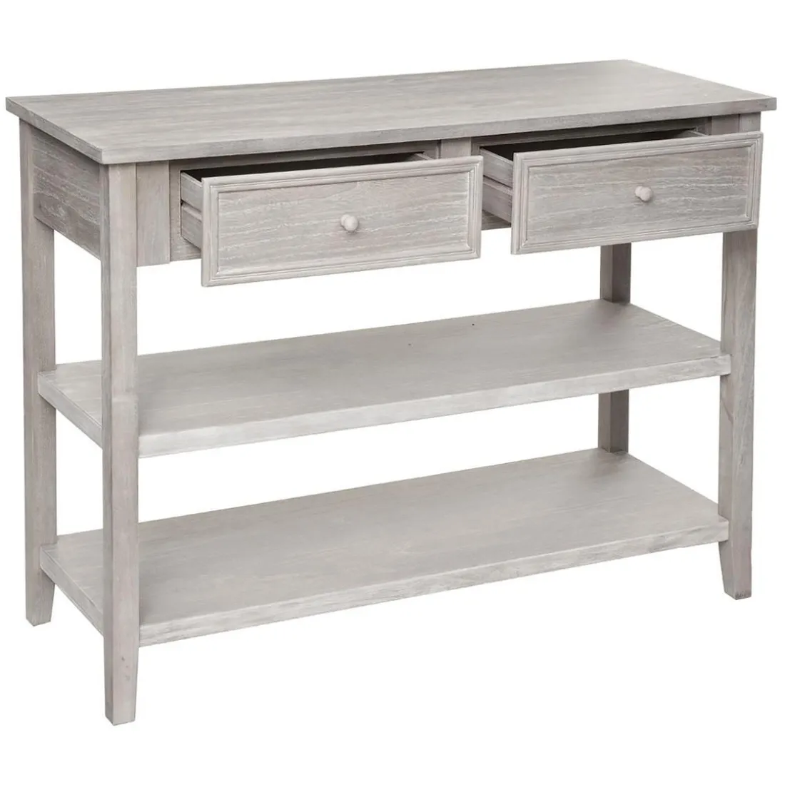 Console 2 Tiroirs Charme NAT Grand Modèle
