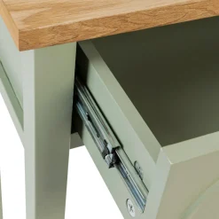 Console 2 tiroirs Mohea Vert céladon