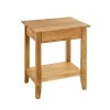 Console avec 1 tiroir et 1 etagère en bois