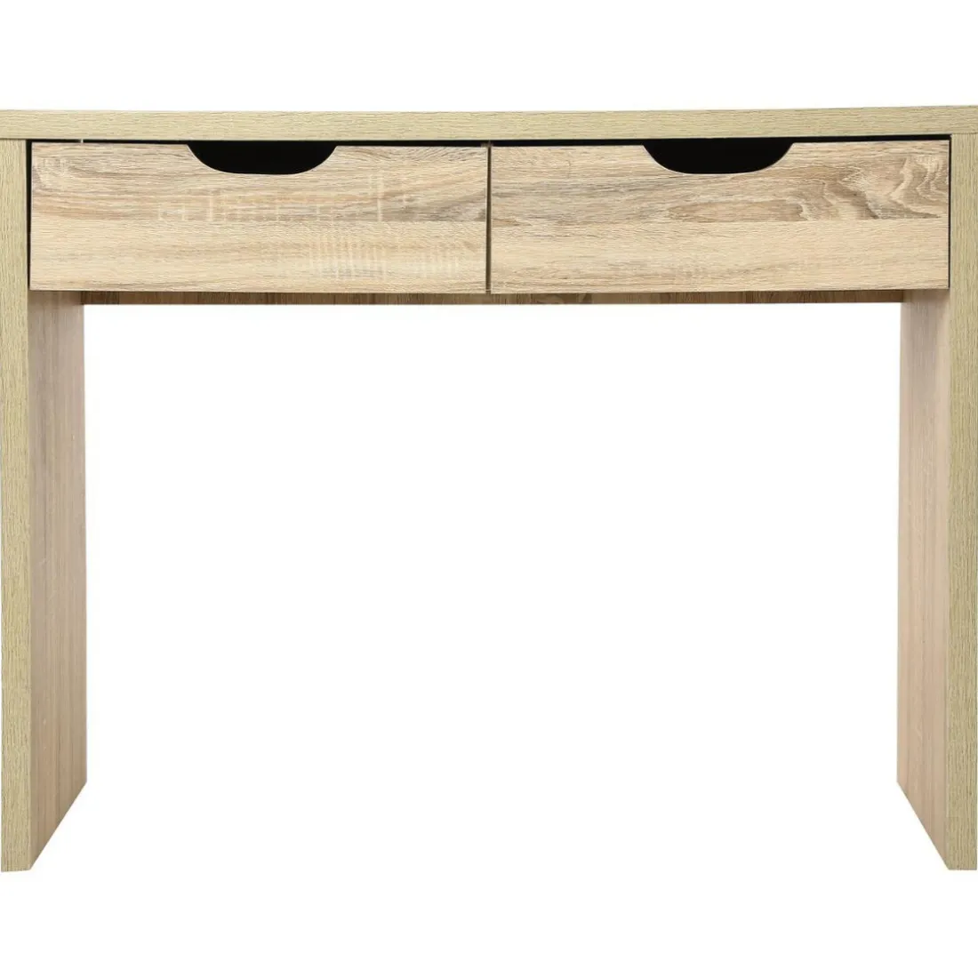 Console Bivoak 2 Tiroirs couleur bois