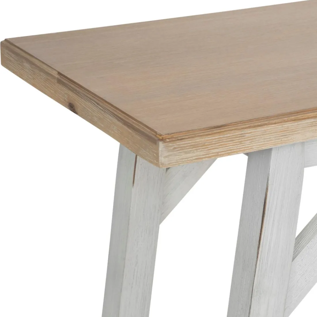 Console en bois avec plateau en Acacia