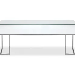 Console en Miroir NARCISSO pieds Argent