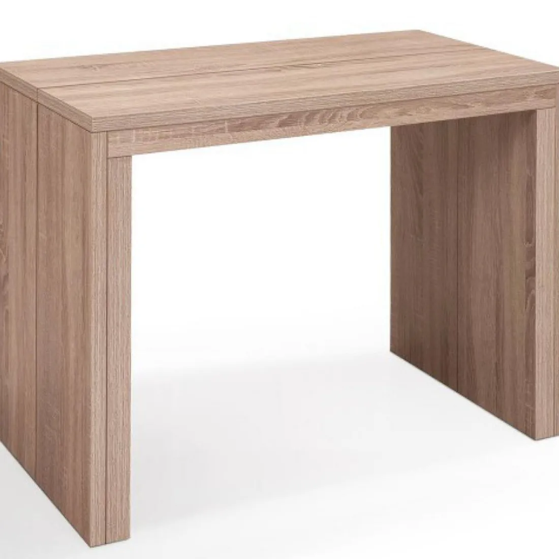 Console extensible chêne clair 250cm mat CHICAGO