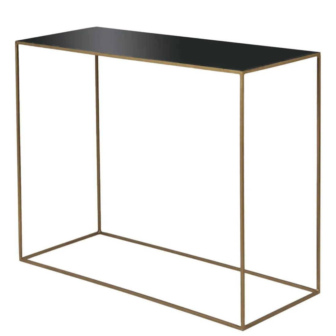 Console Métal Gris Bleu OLIA