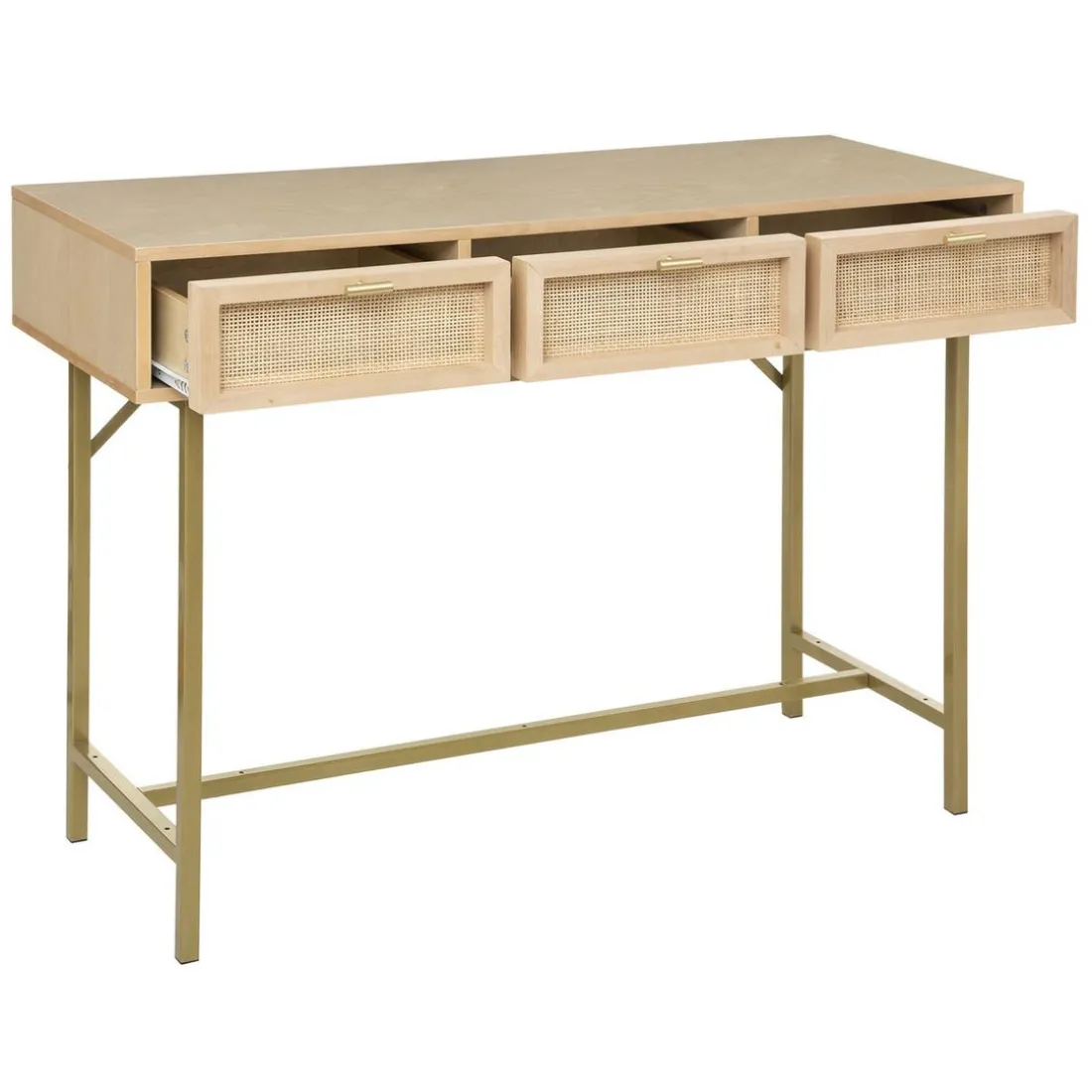 Console RAYO 3 Tiroirs Cannage