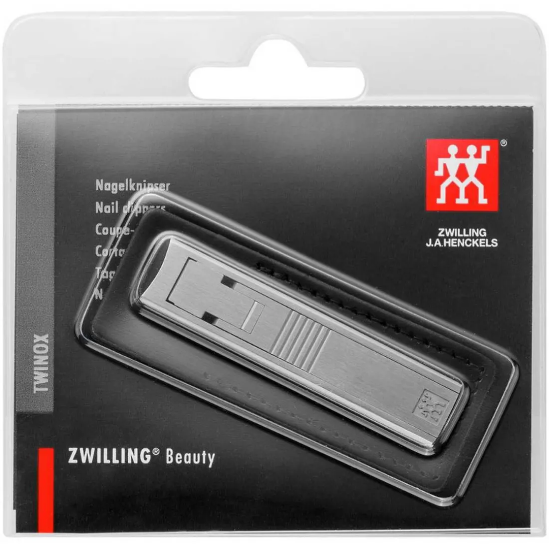 Coupe-ongles en Acier Mat Satiné avec Boîte Twin® S
