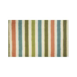 Courtepointe imprimée en percale de coton 140 x 200cm MIRMANDE MOSS-Multicolore