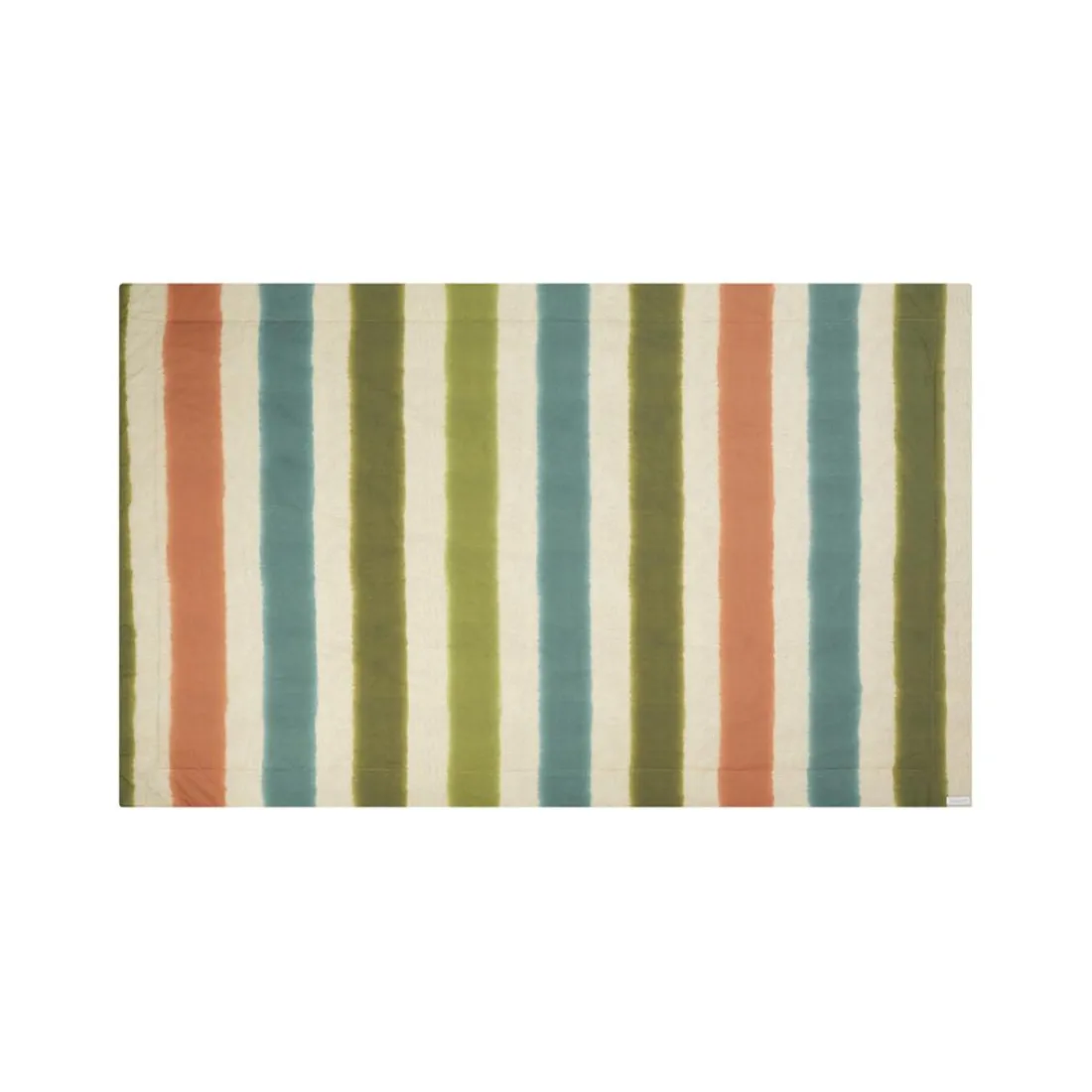 Courtepointe imprimée en percale de coton 140 x 200cm MIRMANDE MOSS-Multicolore