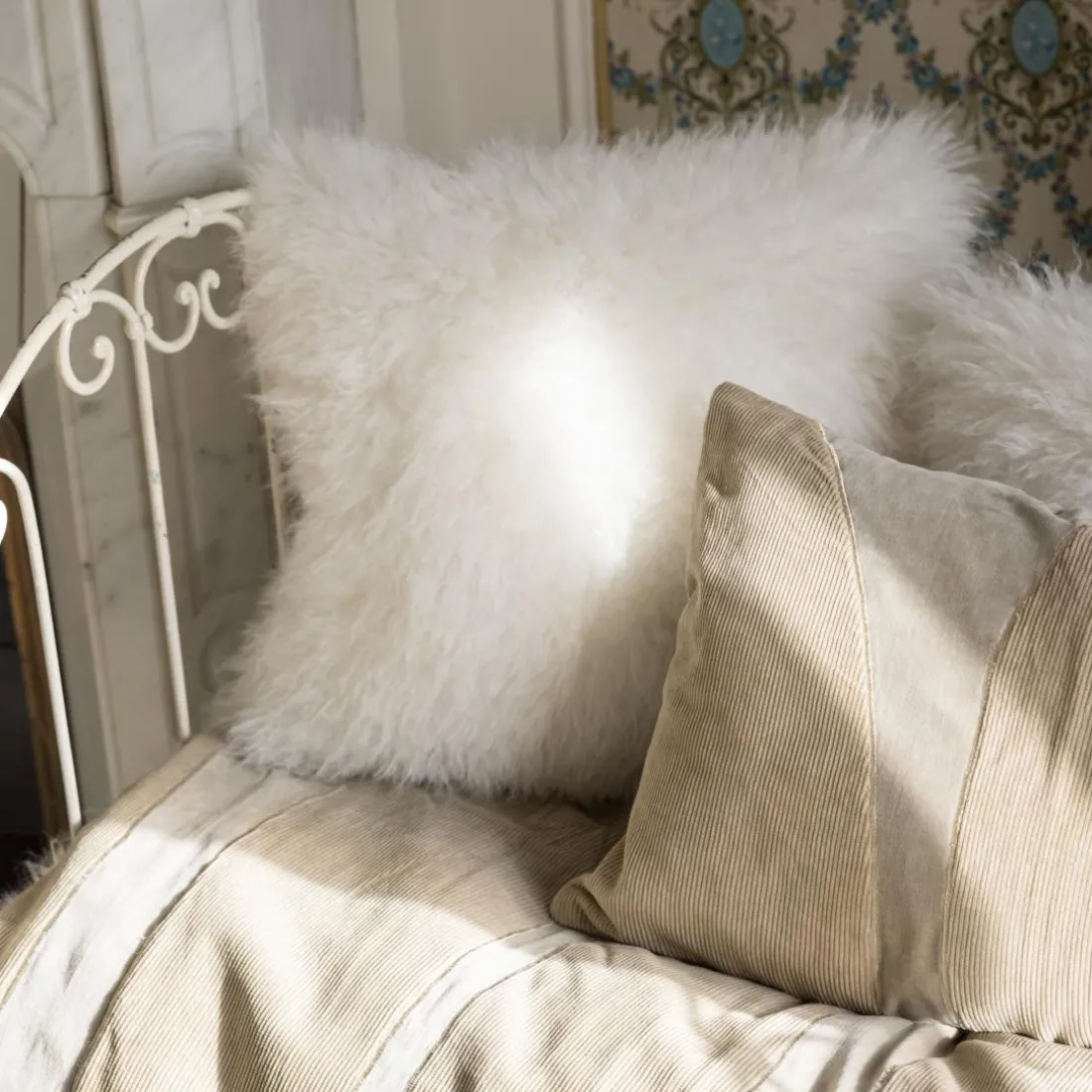 Coussin Betani Neige 45 x 65