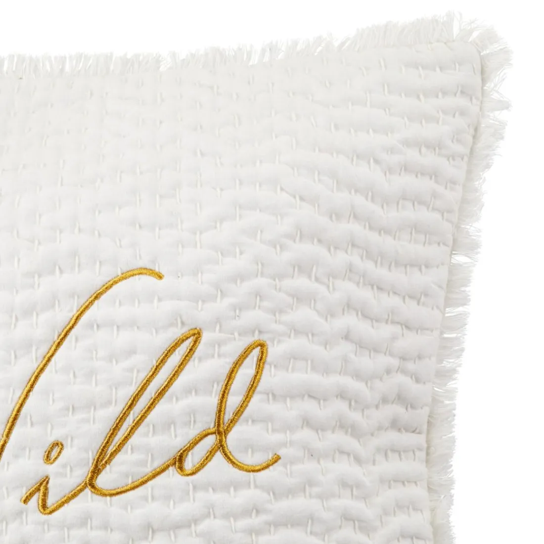 Coussin brodé