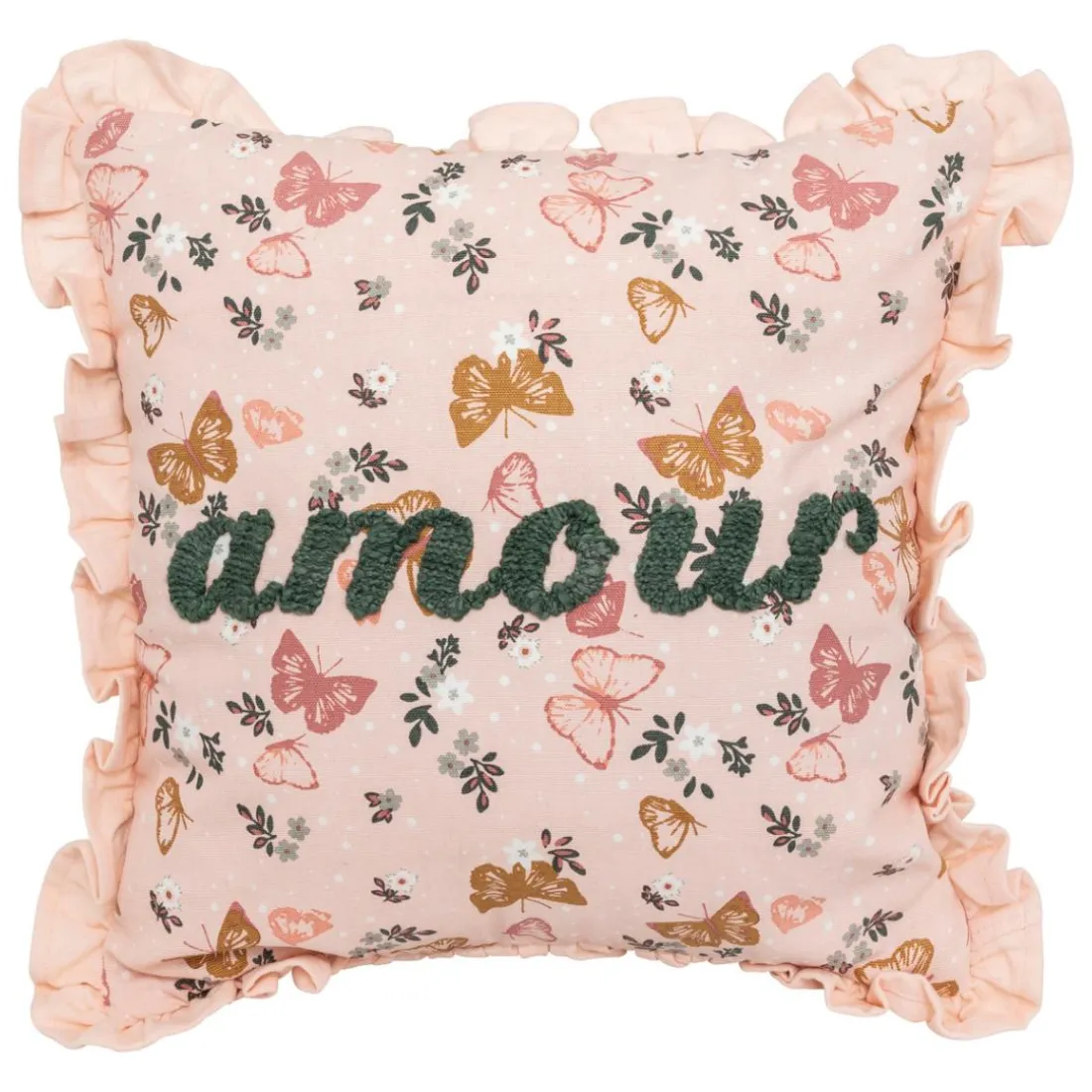Coussin brodé