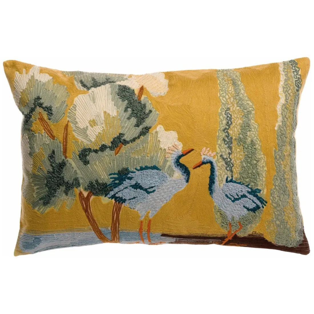 Coussin brodé LOLA Multicolore