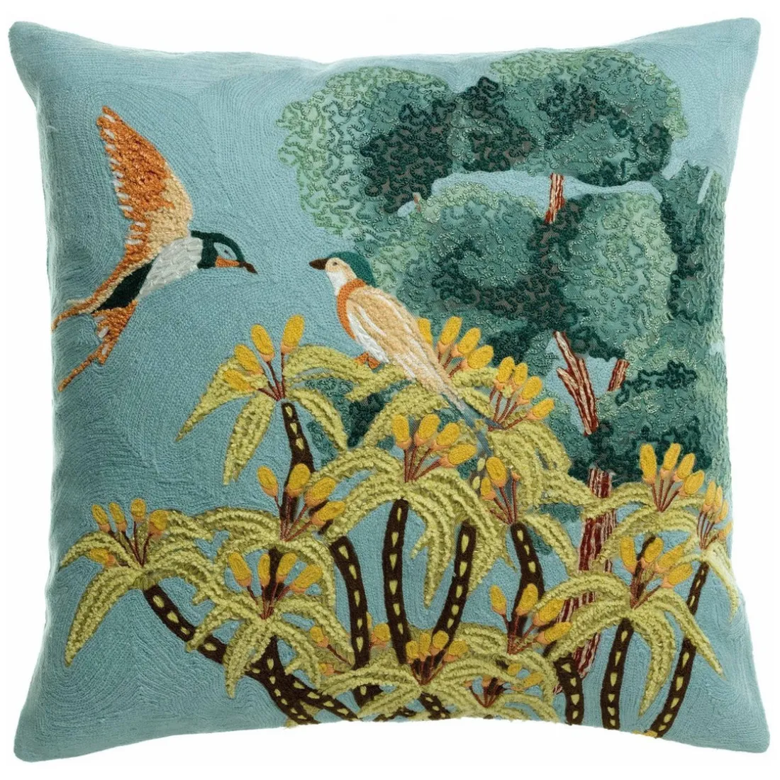 Coussin brodé LOLA Multicolore