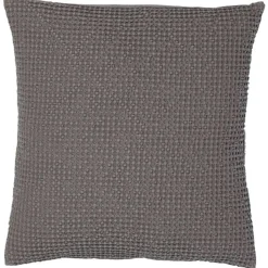 Coussin coton Maia Gris Tourterelle