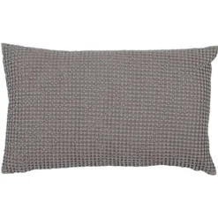 Coussin coton Maia Gris Tourterelle