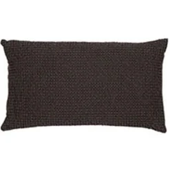 Coussin coton Maia Noir Carbone