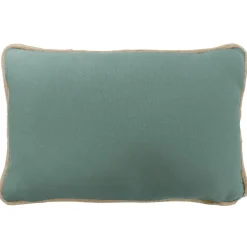 Coussin coton recyclé CORDIA vert kaki