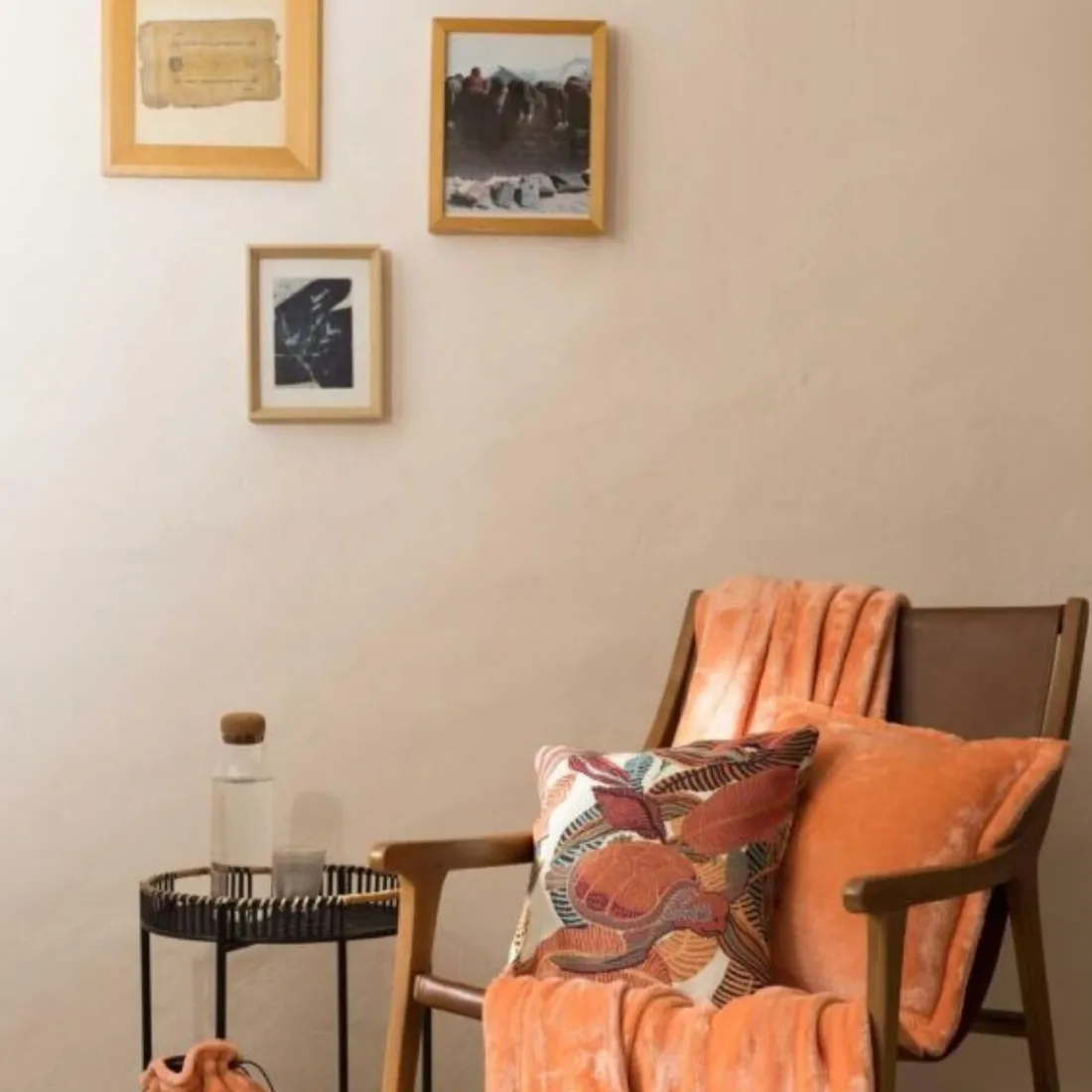 Coussin Dori outdoor Papaye