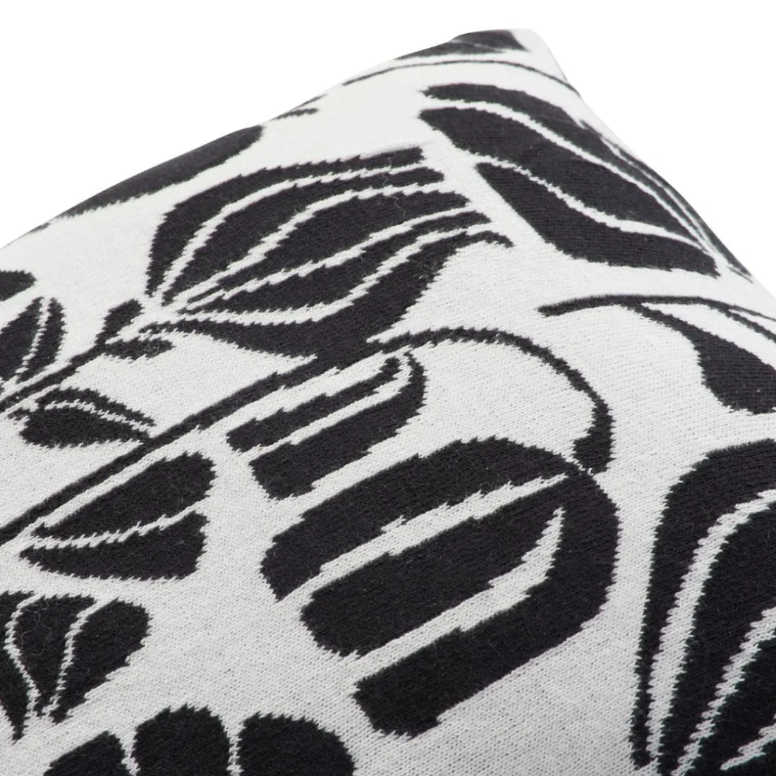 Coussin effet tricot
