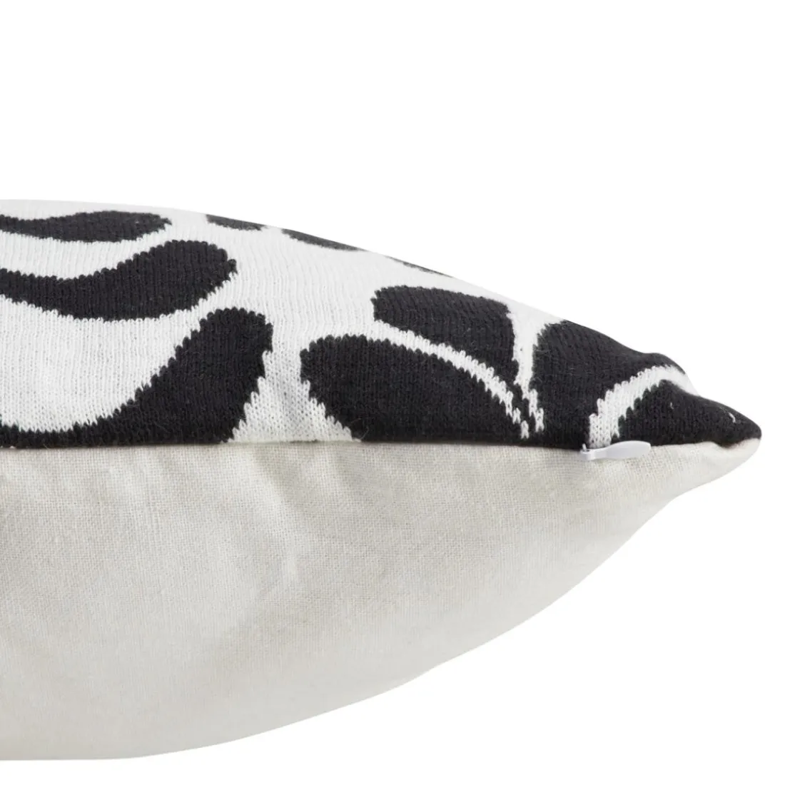 Coussin effet tricot