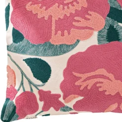 Coussin en coton 45x45cm ORTISSIA rose