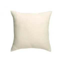 Coussin en lin uni Zeff Craie
