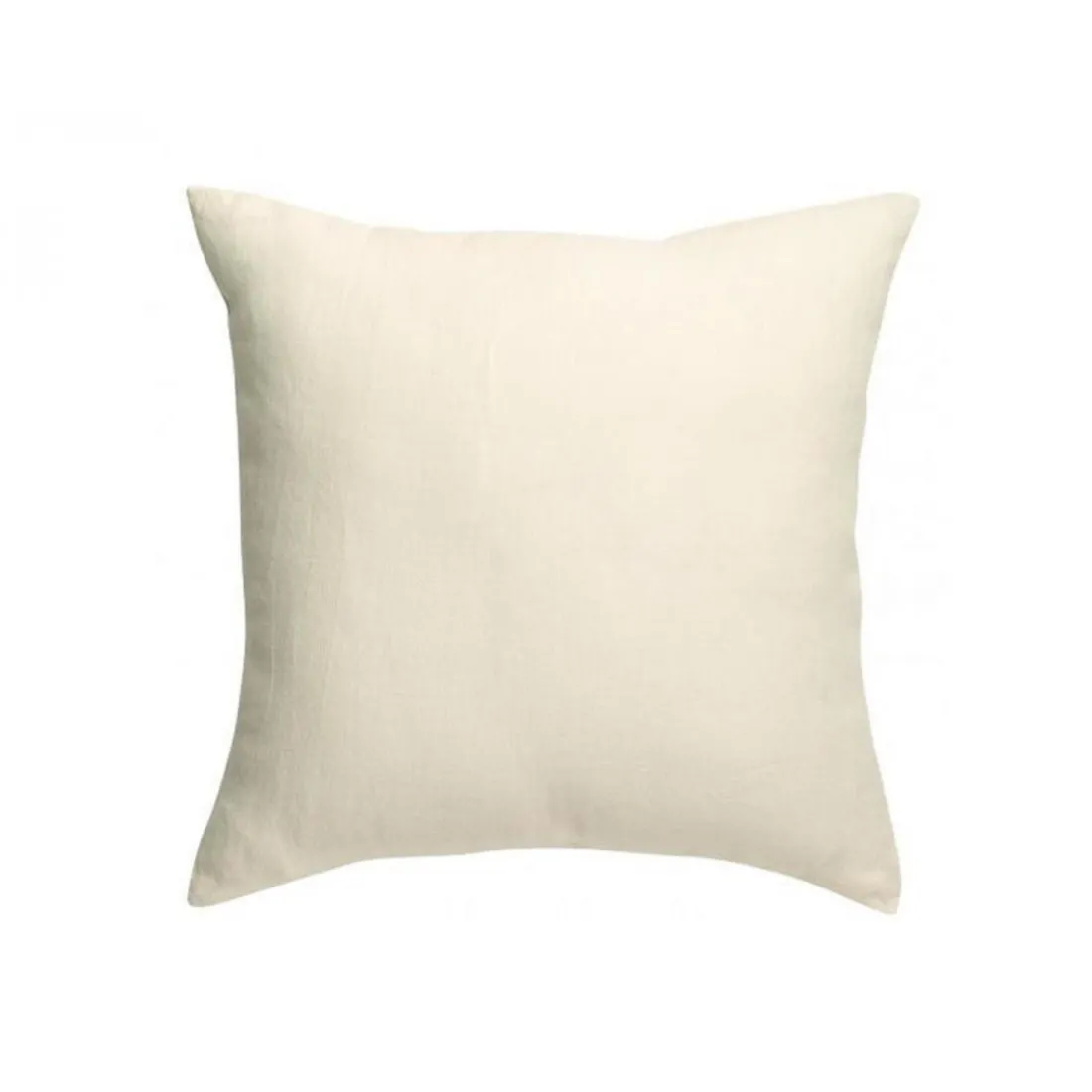 Coussin en lin uni Zeff Craie