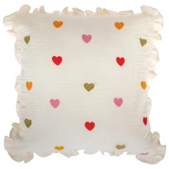 Coussin enfant amour Aina beige