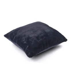 Coussin Fausse fourrure 45 x 45 HORS PISTE Navy