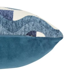 Coussin Floe 58x38cm - bleu egéen