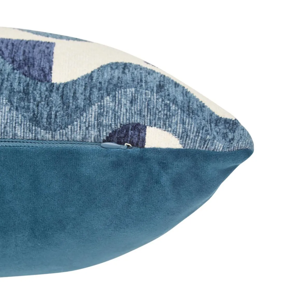 Coussin Floe 58x38cm - bleu egéen