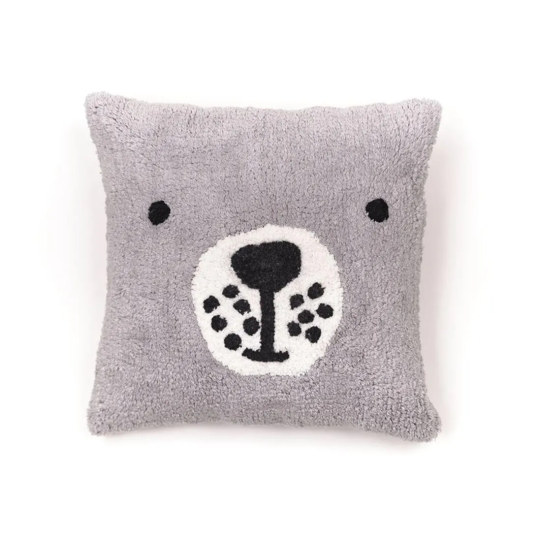 Coussin Gris Coton