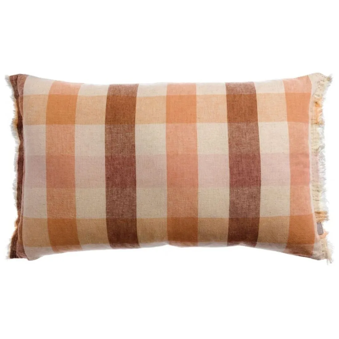 Coussin imprimé Kate Terracotta