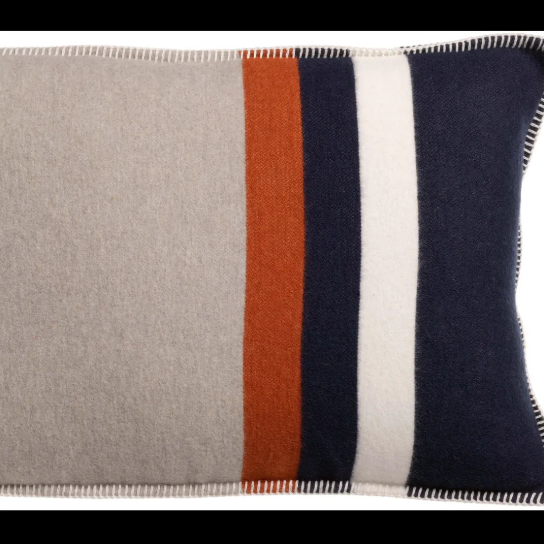 Coussin jacquard recyclé Gioia Marine 40 x 65