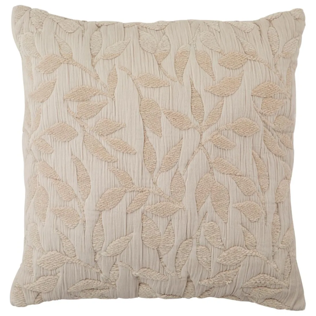 Coussin motif jacquard