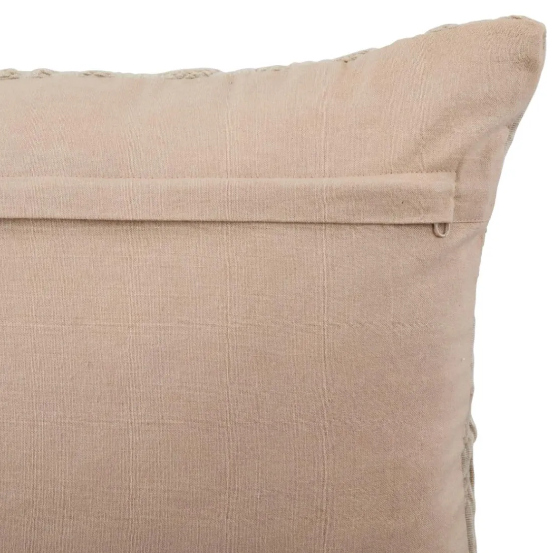 Coussin motif jacquard